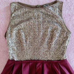 Moon Collection Sequin Top Sleeveless Dress